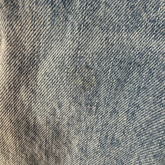 PRINCESS POLLY Sz 6 Trendy Asymmetric Straight Leg Lt Wash Oversized Denim Jeans - Picture 14 of 15